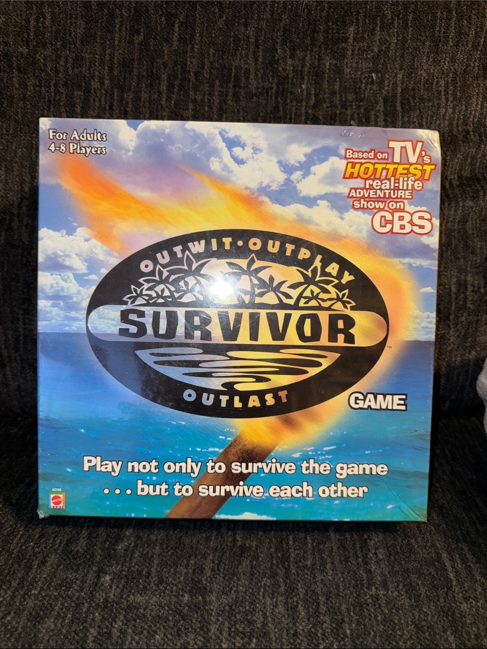 Mattel Survivor Outwit,Outplay,Outlast Board Game SEALED NEW Y2K